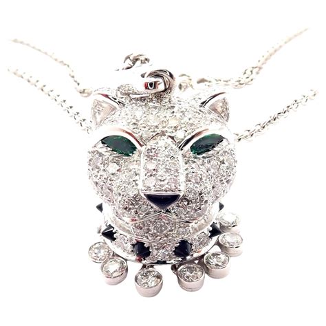 cartier panthère necklace|luxury panther necklace.